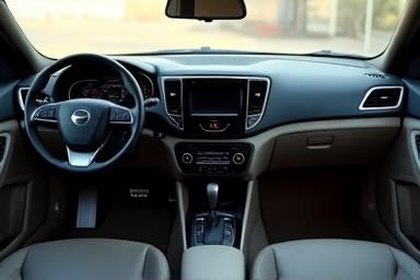 Interni di un'auto puliti e ordinati